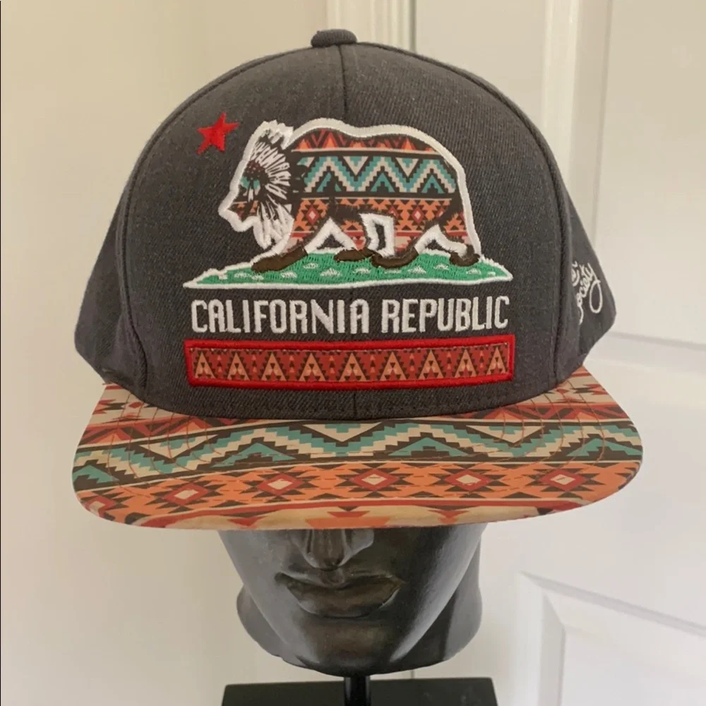 Riot Society California Republic Snapback Hat